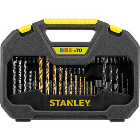 Stanley - 70-teiliges Bit-, Bohrer- und Steckschlüssel-Set STA7184-XJ (1/3)