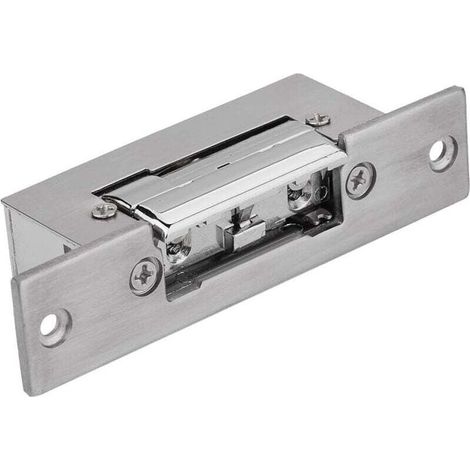Gâche électrique 12 V CC, gâche électrique pour portes étroites, compatible avec tous types de portes (1/4)