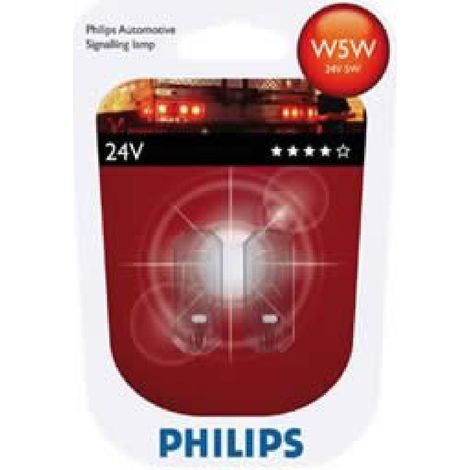 2 ampoules T10 W5W 24V