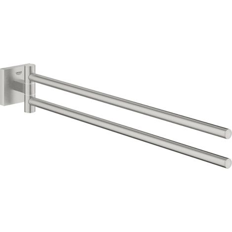 GROHE QuickFix - Start Cube - Toallero 438 mm - Acabado Supersteel 40976DC0