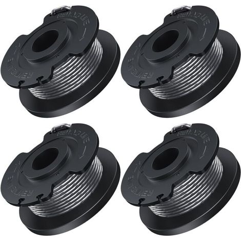 1,6 mm – 4 m lange Trimmerschnur, kompatibel mit Bosch, geeignet für EasyGrassCut Akku-Rasentrimmer, enthält 4 Stück F016800569 Trimmerspulen (1/5)