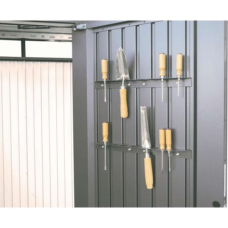 Portautensili per AvantGarde, HighLine, Panorama, HighBoard, Confezione da 2 unità, grigio scuro metallizzato