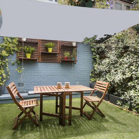 Voile d'ombrage Rectangulaire 2x3 m . Toile Ombrage HDPE Respirant (185g/㎡) . Filet dombrage Rectangle 3x2 m avec Protection UV pour Patio Jardin Terrasse Extérieur . 2x3m Gris Clair (1/4)