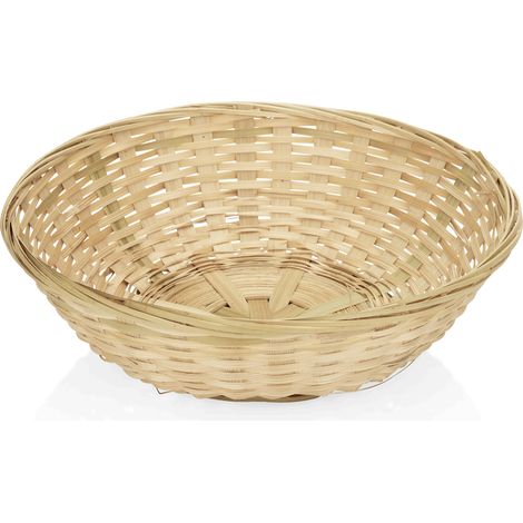 Panier de table en Bambou H 70 mm Ø 250 mm - Lot de 12 - Was Germany