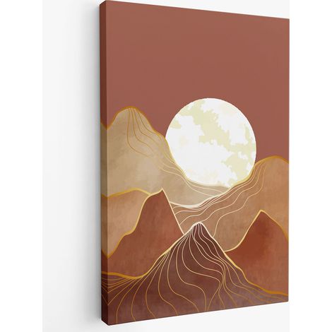Tableau toile - Paysage Abstrait (1/2)