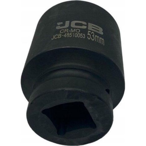 JCB 1" 53mm Tiefschlag-Steckschlüssel Cr-Mo Sechskant (1/3)