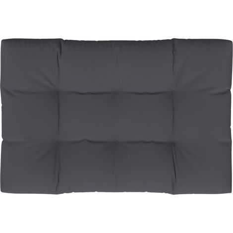 Maison Exclusive - Coussin de palette anthracite 120x80x12 cm tissu (1/5)