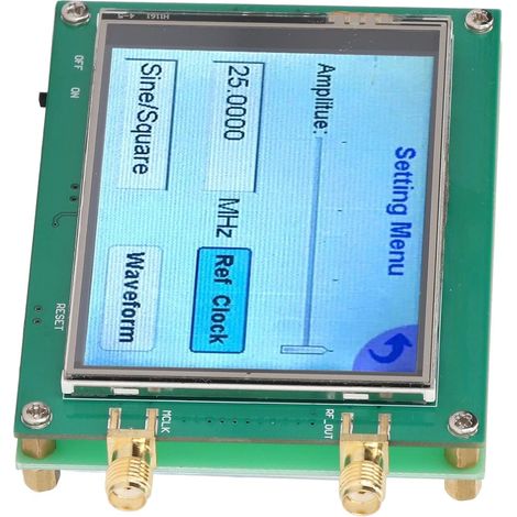 RF Generator Frequency Scanning Module PCB 35 MHz to 6 GHz Touch Screen and PC Control 4-Level Amplitude SMA Output for Electronic Testing Laboratory Engineers (1/5)