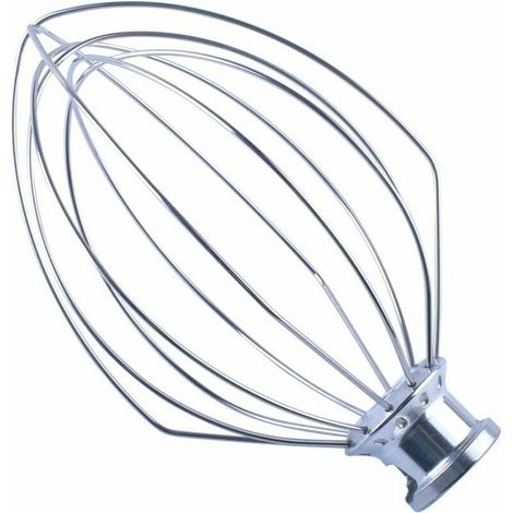 AMXCNOY K5AWW Schneebesen, kompatibel mit KitchenAid 15,5 cm Original Professional Küchenmaschine mit Schüsselheber (5 QT), Ersatz für WPW10731415 (1/4)