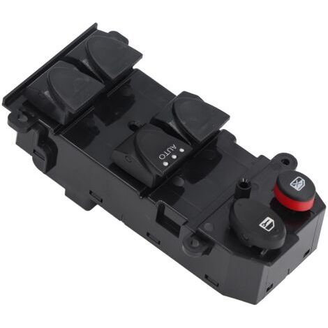 Interrupteur de lève-vitre électrique 35750SNAU11 ABS noir, de remplacement pour Honda Civic FD FD1 FD2 conduite à droite (2006-2011), type A (1/4)