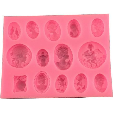 Moule à chocolat en silicone en relief pour la décoration de gâteaux et de pâtisseries (1/5)