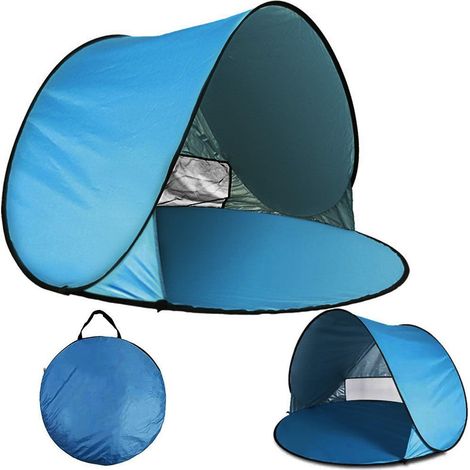 Tente de plage auto pliante écran uv grande toile de jardin pop-up (1/5)