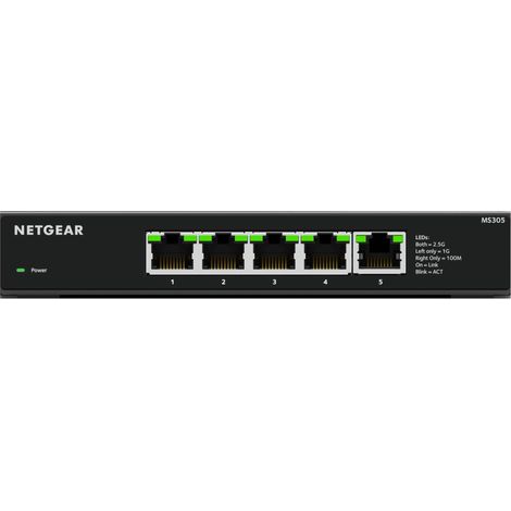 Switch réseau RJ45 NETGEAR MS305 5 ports 2.5 GBit/s R721752 (1/5)