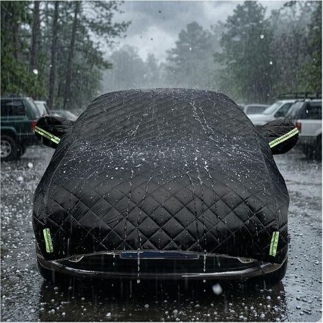Anti-grêle Bache Voiture Exterieur pour Jaguar XE Sportbrake 2015-2023, Demi-Housse Auto Protection Imperméable Anti-UV Grele Rayure Neige épaissi Tous Temps Extérieur Voitures (1/5)