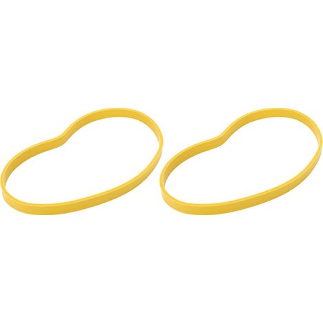 2 Roues en Caoutchouc pour Scie à Ruban 8 Pouces, Pneus de Remplacement Antidérapants Jaunes pour Bandsaw (1/5)