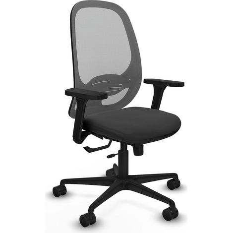 Sedia da ufficio piqueras y crespo Cilanco grigio scuro supporto lombare (1/2)