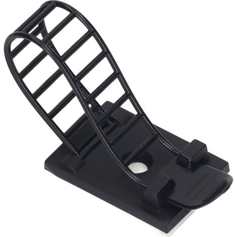 100 selbstklebende Kabelmanagement-Clips, verstellbare Kabelbinder aus Nylon, starke Befestigung für Schreibtisch, Kabelorganisator, Schwarz (1/5)