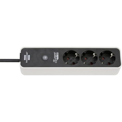 Brennenstuhl 1153230621 Multipresa Nero, Bianco Schuko 1 pz. (1/5)