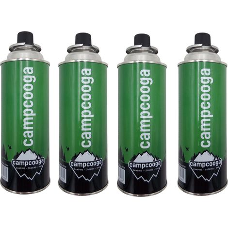 4x Butan Gas Kartusche 2,08L Gaskartuschen Bunsenbrenner Campingkocher je 227g (1/3)
