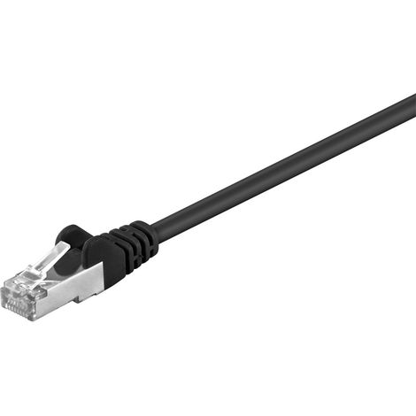 Goobay 0.25m Cat. 5e SFTP cable de red Negro 0,25 m