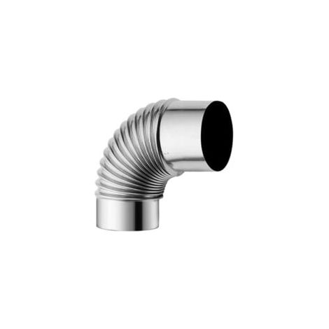 60-mm-Edelstahl-Holzofenkamin, 90°-Kaminrohr-Winkeladapter, verlängertes Kaminrohr, Camping-Kaminrohr (1/5)