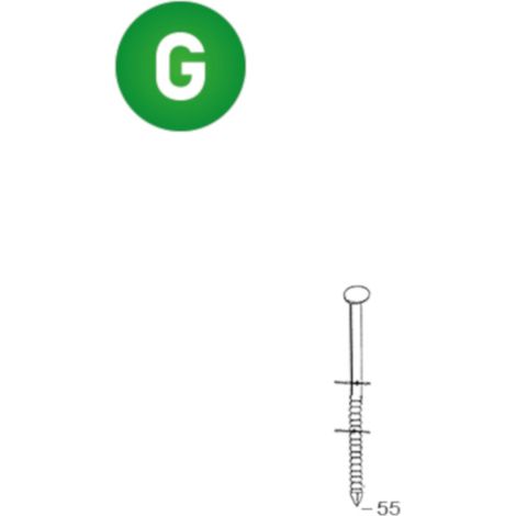 Pointe 2,30X55 crantées galva rouleau 9000 - ALSAFIX - 16F23556