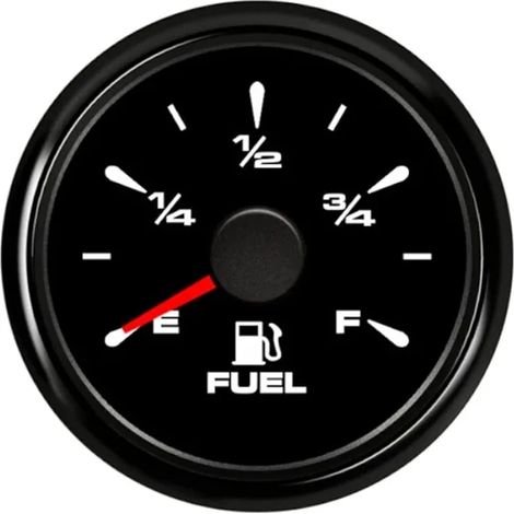 Jauge de Niveau de Carburant, Affichage Numérique à LED 1/2 E-F 3/4E-F 52 mm 0-190 ohm 240-33 ohm