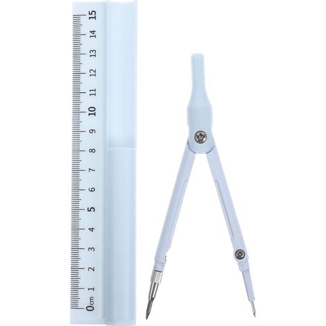 Ensemble de compas en plastique et métal pour les étudiants (1/5)