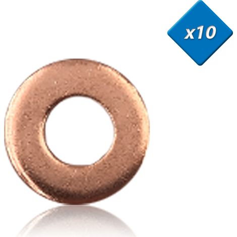 Joint cuivre injecteur - 7,3x16 - x10 - (198173) - 3RG