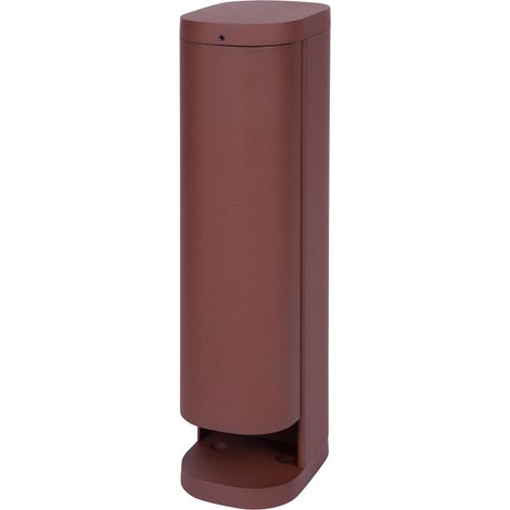 BOLD 19455 VOLO Presa da giardino da esterno (colonna di prese) Colore ruggine (2x Schuko IP44 Torre di prese da esterno 3680 Watt 38,5 x 13,5 x 9,5cm Montaggio facile Imballo senza plastica) (1/5)