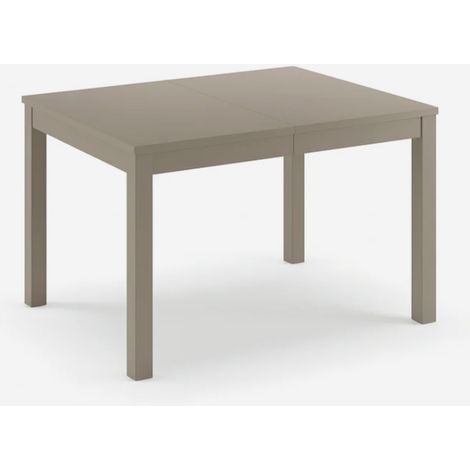Table à manger extensible 130/210 x 80 cm Belfort - Gris tourterelle (1/3)