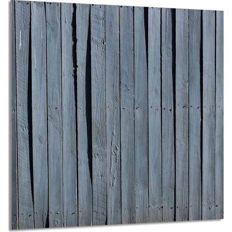 GLASPLATTE FÜR KÜCHE 60x65 Holz