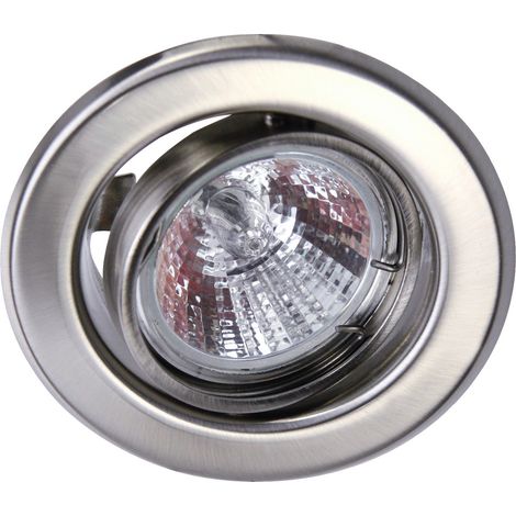 Heitronic 23552 DL6801 Einbauleuchte   LED GU5.3 35 W Edelstahl (gebürstet)