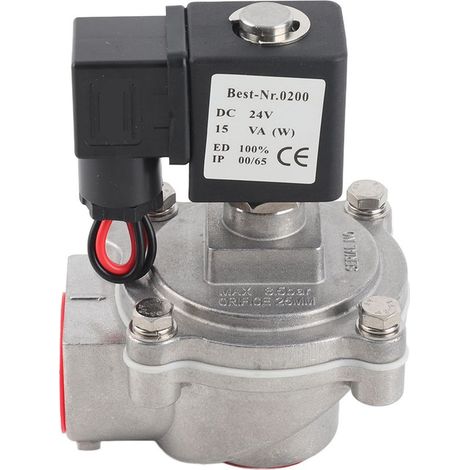 Vanne d'impulsion électromagnétique à Angle Droit, électrovanne d'impulsion, Anti-poussière, DN20 DN25 AC220V DC24V, DMF-Z-25 DMF-Z-20(24v,DMF-Z-20) (1/5)