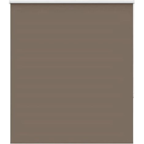 Store enrouleur occultant, couleur café, dimensions du tissu : 140 x 175 cm (1/5)