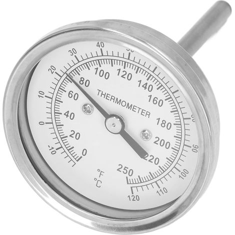 Thermomètre à cadran 18-120 °C pour four et barbecue, thermomètre bimétallique à aiguille (1/5)