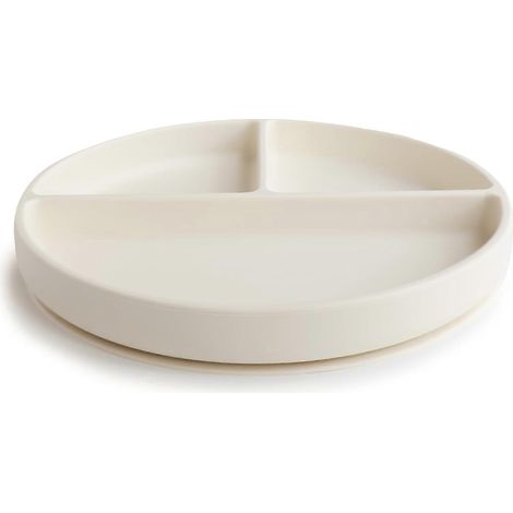 Ventouse en silicone Mushie Sans BPA (blanc ivoire) (1/4)