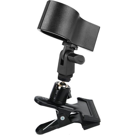 Soporte giratorio de 360° para secador de pelo，puerta para micrófono portátil，en lugar de secador de pelo portátil (1/5)