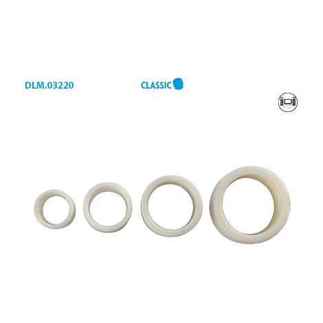 Leman – Lot de 4 bagues nylon pour meuleuse – Dimensions 32/25,4 mm, 25,4/20 mm, 20/16 mm, 16/12,7 mm – Accessoire professionnel