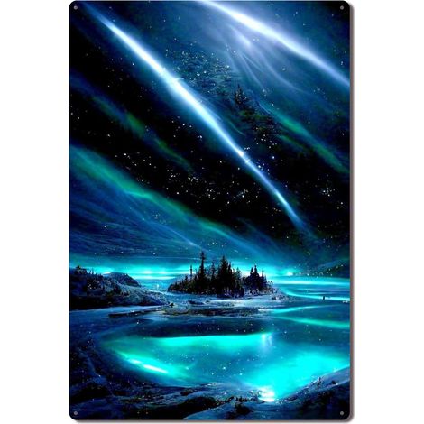 Plaque Métallique Rétro pour Bureau de Design, Inspiration pour Créatifs et Artistes 30x20 cm. (1/5)
