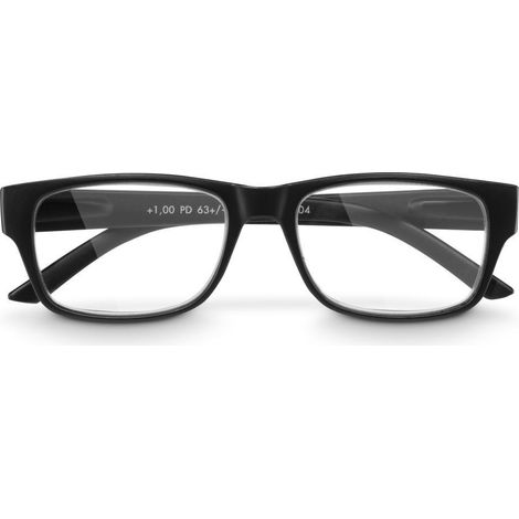 HAMA Lesebrille +2,0 dtp aus recyceltem Kunststoff, Schwarz