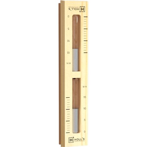 Sablier Holl's en pin pour sauna