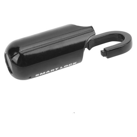 Serrure à empreintes digitales, antivol, sécurité, cadenas à empreinte digitale, Rechargeable par USB, pour étui à bagages (noir) (1/5)