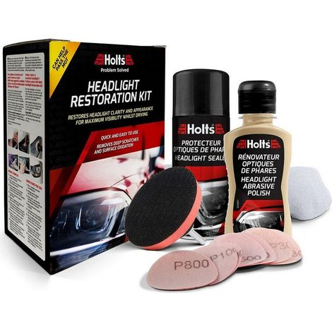 Holts Set zur Renovierung von Scheinwerferoptik - Transparent