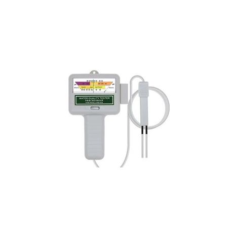 Testeur de qualité de l'eau numérique portable – Analyseur pH et chlore pour piscine – Lecture rapide et précise – Sans réactifs chimiques (1/3)