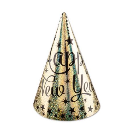 NOCHEVIEJA Gorros Feliz Año Nuevo Livarno home, 6 uds