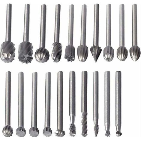 20 HSS-Fräser – 3-mm-Schaft – Für Dremel – Holzfräszubehör – Multifunktionswerkzeug (1/5)