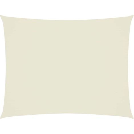 Maison Exclusive - Parasole a Vela Oxford Rettangolare 4x5 m Crema (1/5)