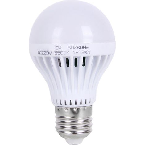 RHG Ampoules de capteur de son 220V E27 lampes LED contrle de la lumière sonore allumer/éteindre automatiquement l'ampoule de capteur de veilleuses (1/5)