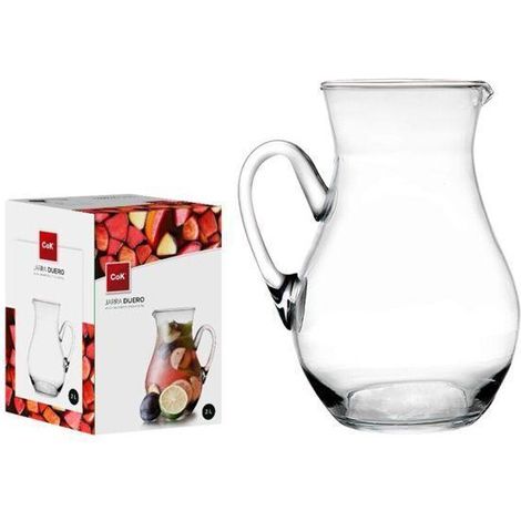 2 lts. jarra sangria cristal mod. duero cok - similar jarra artesana